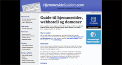 Desktop Screenshot of hjemmesideguiden.com